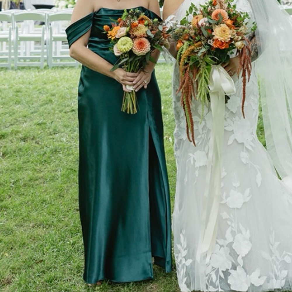 Birdy Grey Mia Satin Convertible bridesmaid dress - Picture 3 of 7